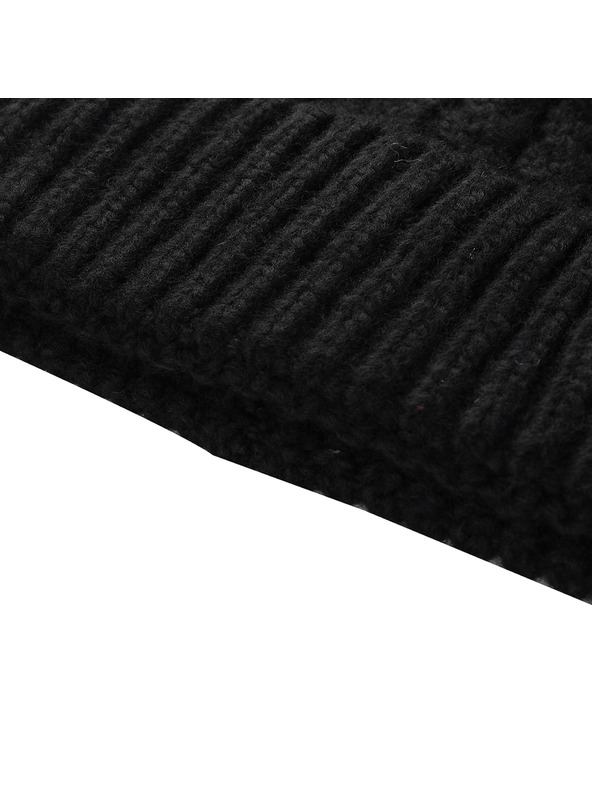 ALPINE PRO Zimná čiapka s brmbolcom ALPINE PRO ORGE black