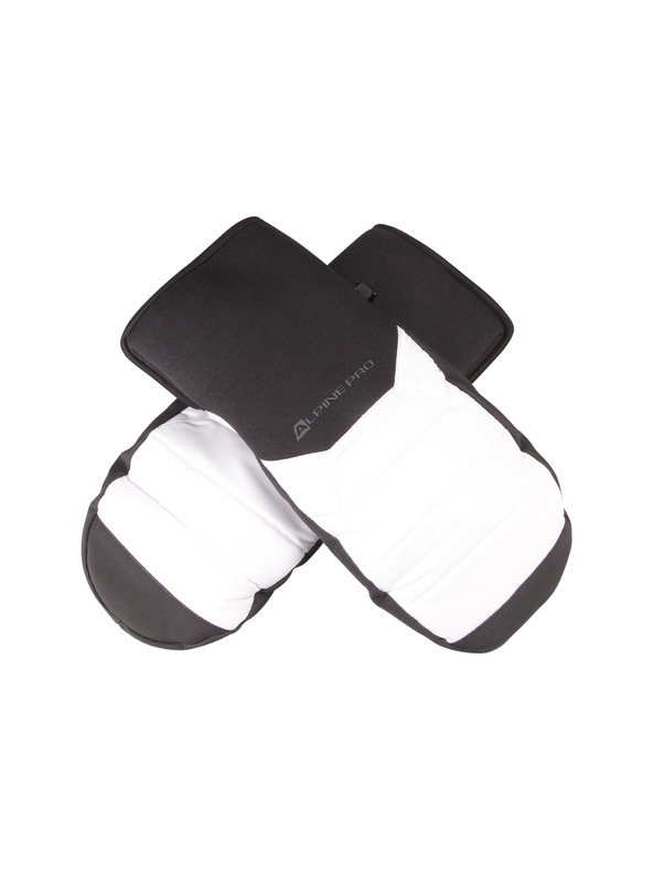 ALPINE PRO Lyžiarske rukavice s DWR úpravou ALPINE PRO NERNE biela