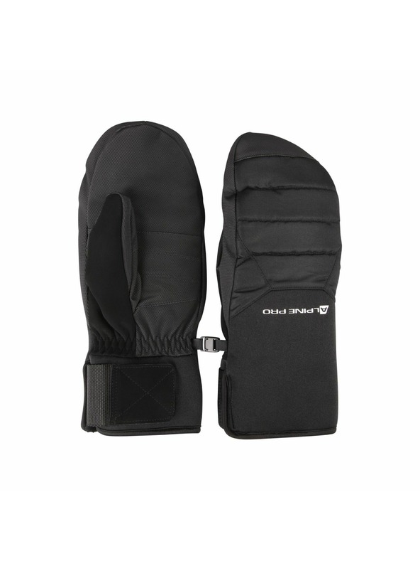 ALPINE PRO Lyžiarske rukavice s DWR úpravou ALPINE PRO NERNE čierna
