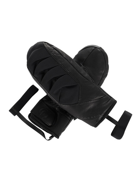 ALPINE PRO Lyžiarske rukavice s membránou PTX ALPINE PRO LOLRE čierna