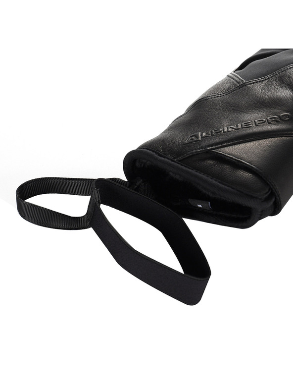 ALPINE PRO Lyžiarske rukavice s membránou PTX ALPINE PRO LOLRE čierna