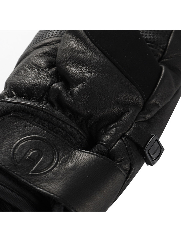 ALPINE PRO Lyžiarske rukavice s membránou PTX ALPINE PRO LOLRE čierna