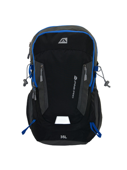 ALPINE PRO Outdoorový batoh s pláštenkou 35l ALPINE PRO SEDE black