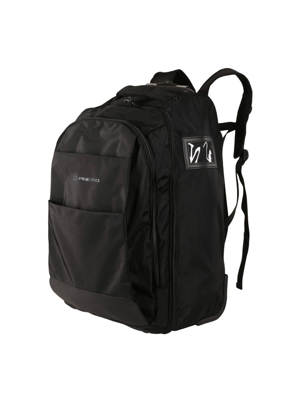 ALPINE PRO Cestovný batoh na kolieskach 39x57x20 cm ALPINE PRO TRGE black