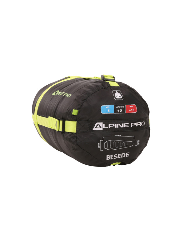 ALPINE PRO Mumový spací vak ALPINE PRO BESEDE black