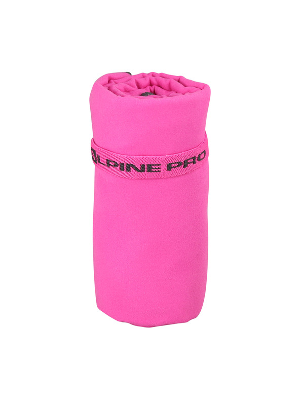ALPINE PRO Rýchlo schnúci uterák 60x120cm ALPINE PRO GRENDE pink glo