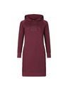 NAX Dámske bavlnené šaty nax NAX OKERA mauve wine