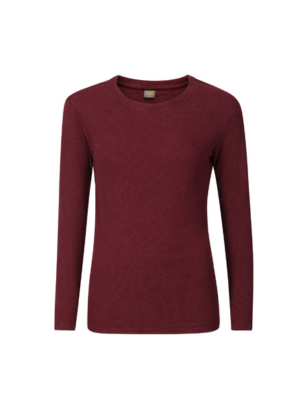 NAX Dámske tričko nax NAX PRETA mauve wine