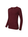 NAX Dámske tričko nax NAX PRETA mauve wine