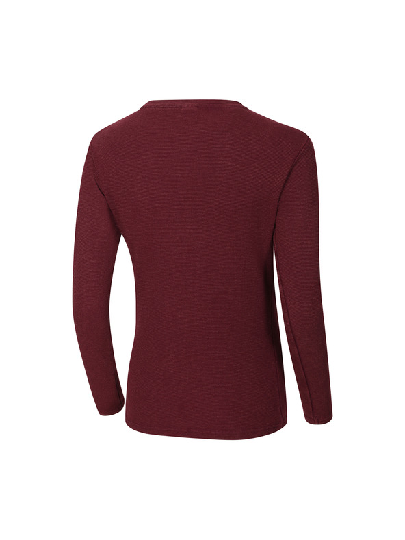 NAX Dámske tričko nax NAX PRETA mauve wine