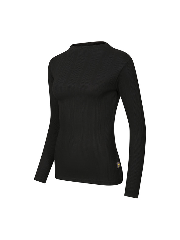 NAX Dámske tričko z organickej bavlny nax NAX KIRDA black