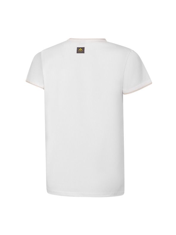 NAX Dámske bavlnené tričko nax NAX QENQA white