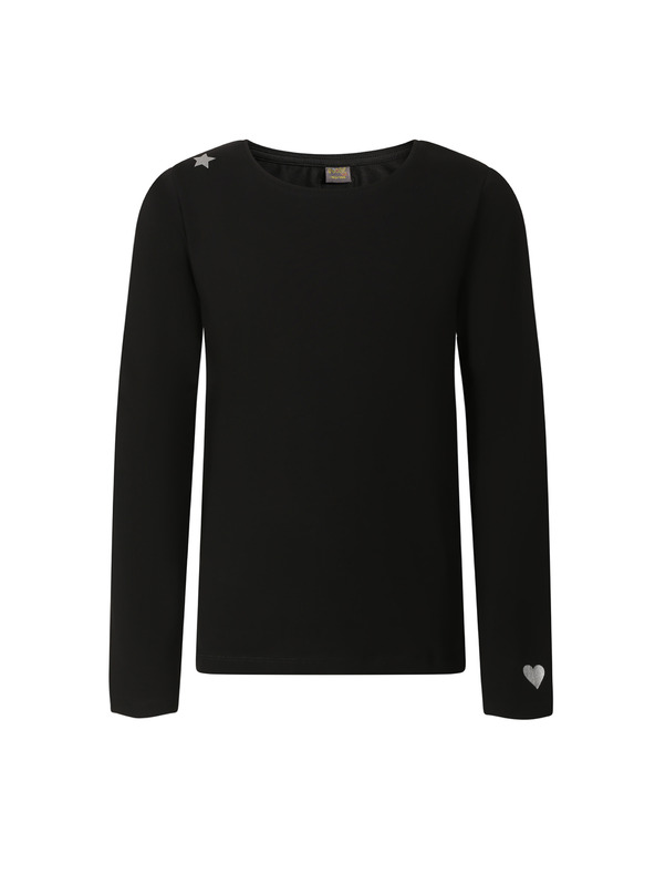 NAX Detské bavlnené tričko nax NAX POLTO black