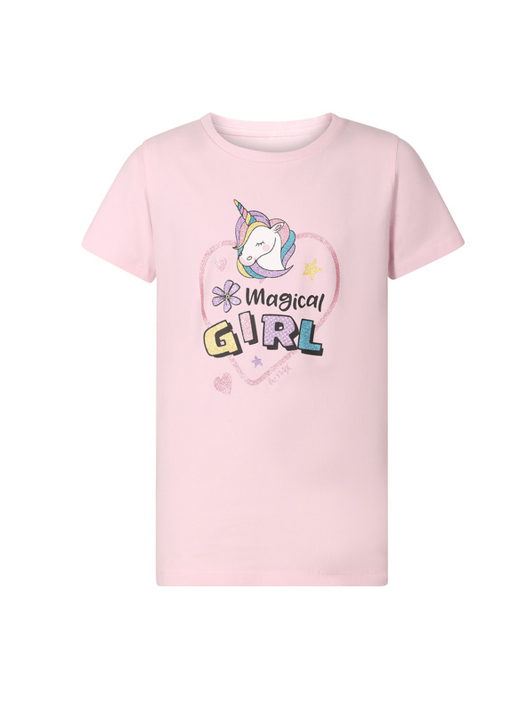 NAX Detské bavlnené tričko nax NAX WERVO light lilac