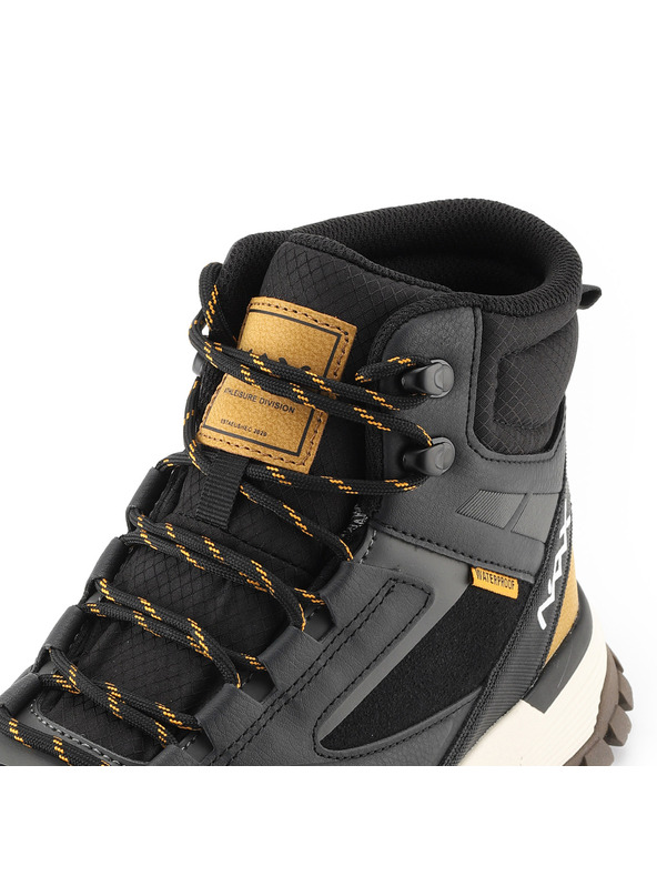 NAX Pánska mestská obuv nax NAX GOSEW black