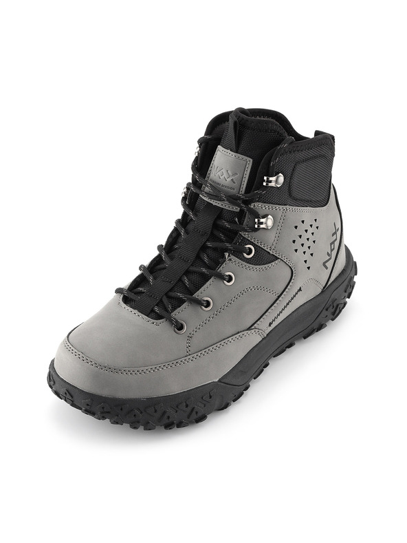 NAX Pánska mestská obuv nax NAX NARED dk.true gray