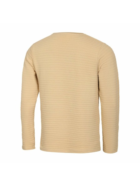 NAX Pánske bavlnené tričko nax NAX OXAR camel