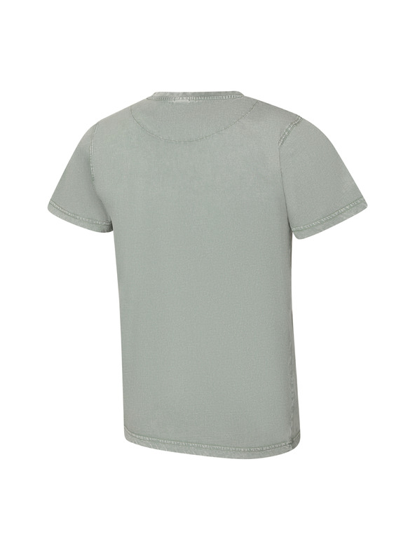 NAX Pánske tričko z organickej bavlny nax NAX ASTER oil green