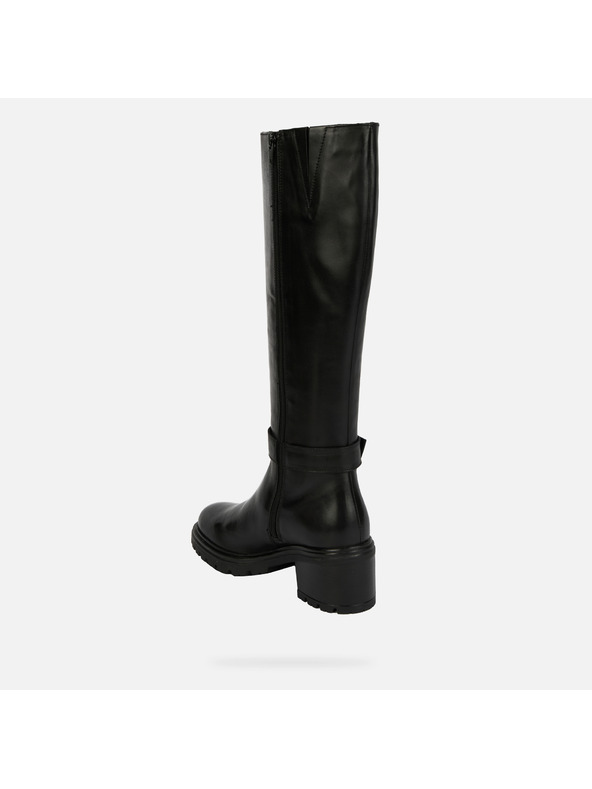 Geox Čierne dámske čižmy Geox Damiana