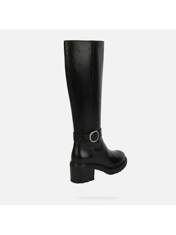 Geox Čierne dámske čižmy Geox Damiana