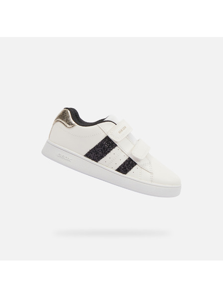 Geox Biele dievčenské tenisky Geox Eclyper Girl