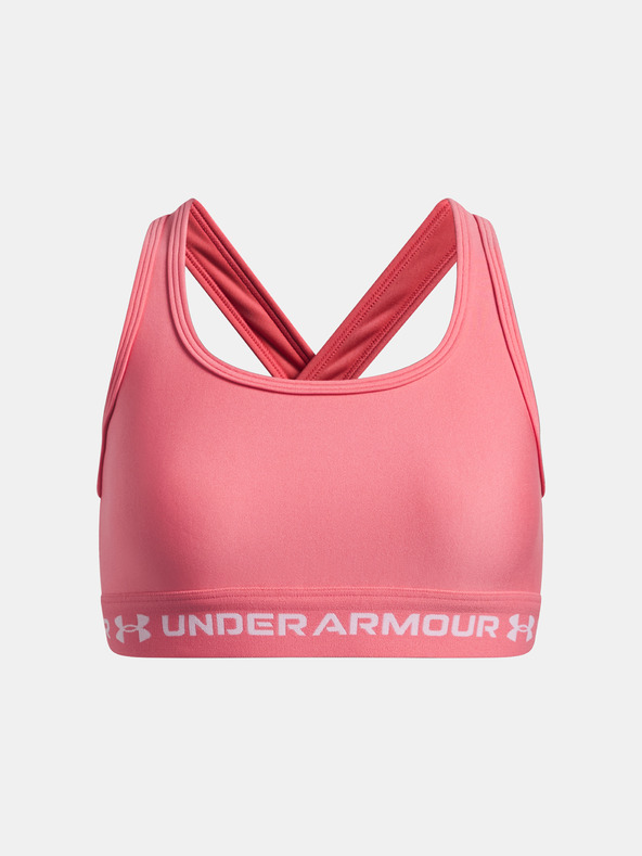 Under Armour Dievčenská podprsenka Under Armour G Crossback Bra-PNK