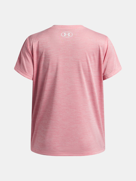 Under Armour Dievčenské tričko Under Armour UA TECH TWIST WDMK LOGO SS-PNK