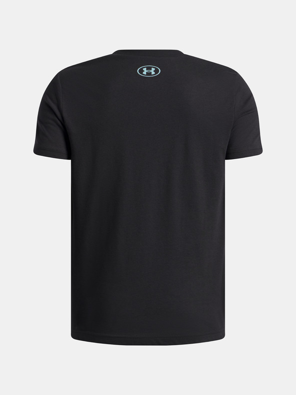 Under Armour Chlapčenské tričko Under Armour UA B LOGO WM COLLAGE SS-BLK