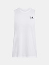 Under Armour Pánske tielko Under Armour UA LEFT CHEST CUT OFF TANK-WHT