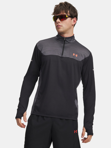 Under Armour Pánske tričko Under Armour UA Tech Utility 1/4 Zip-BLK