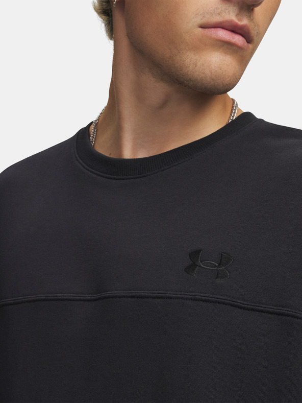 Under Armour Pánske tričko Under Armour UA Rival LW Crew-BLK