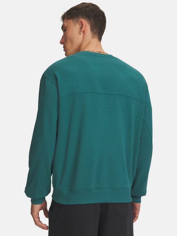 Under Armour Pánske tričko Under Armour UA Rival LW Crew-GRN