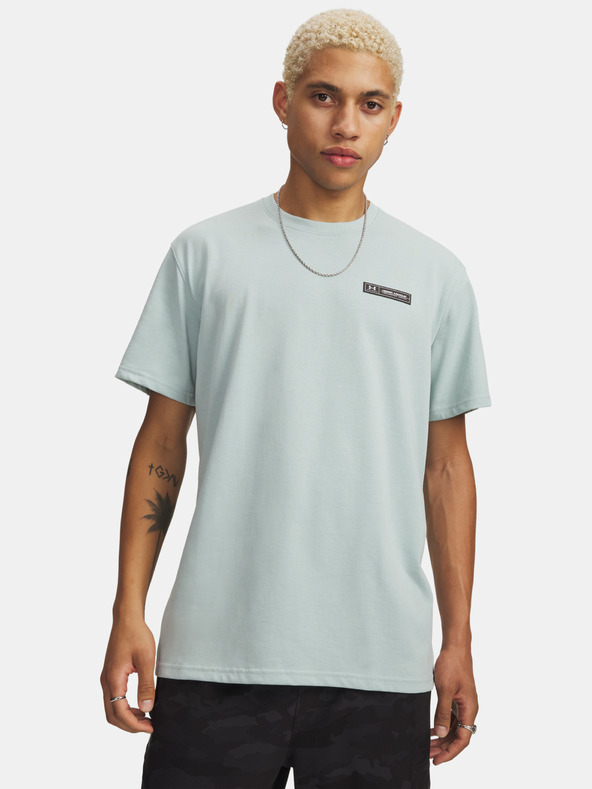 Under Armour Pánske tričko Under Armour UA HW ARMOUR LABEL SS-BLU