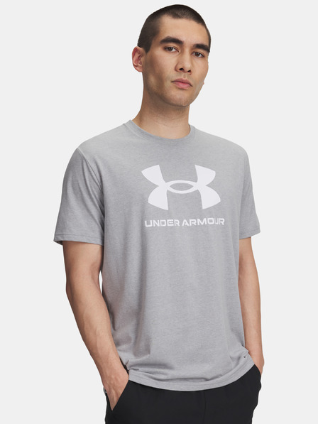 Under Armour Pánske tričko Under Armour UA SPORTSTYLE LOGO UPDATE SS-GRY