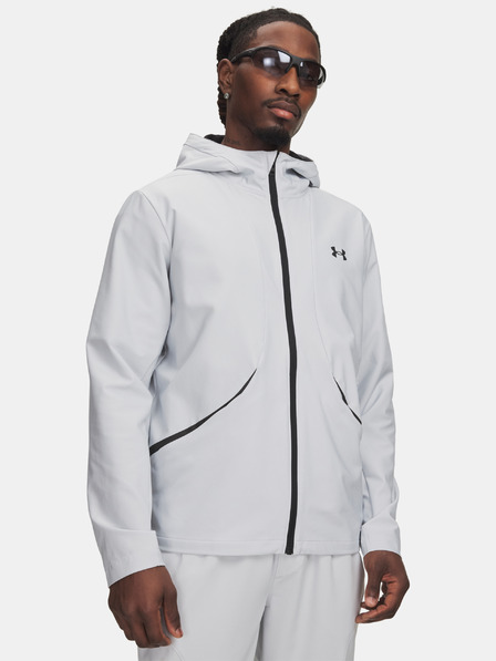 Under Armour Pánska bunda Under Armour UA Unstoppable Woven Jacket-GRY