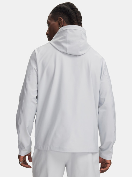Under Armour Pánska bunda Under Armour UA Unstoppable Woven Jacket-GRY