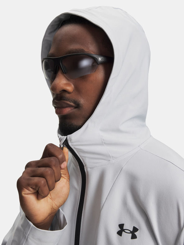 Under Armour Pánska bunda Under Armour UA Unstoppable Woven Jacket-GRY