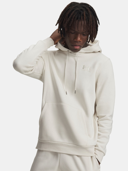 Under Armour Pánska mikina Under Armour UA Icon Fleece Hoodie-WHT