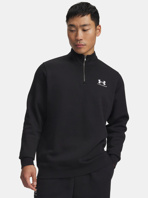 Under Armour Pánska mikina Under Armour UA Icon Fleece 1/4 Zip-BLK
