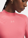 Under Armour Dámske tričko Under Armour HeatGear Crop Mock LS-PNK