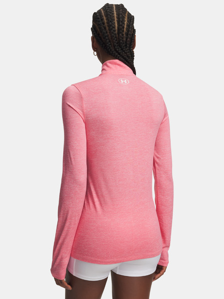 Under Armour Dámske tričko Under Armour Tech 1/2 Zip- Twist-PNK