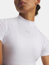 Under Armour Dámske tričko Under Armour HeatGear Crop Mock SS-WHT