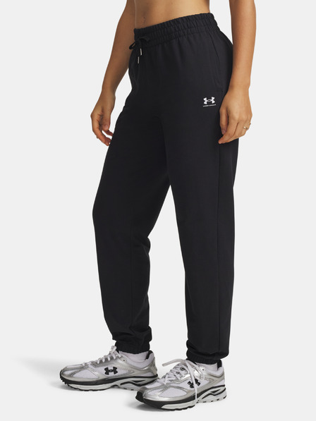 Under Armour Dámske tepláky Under Armour Sport Terry Jogger-BLK