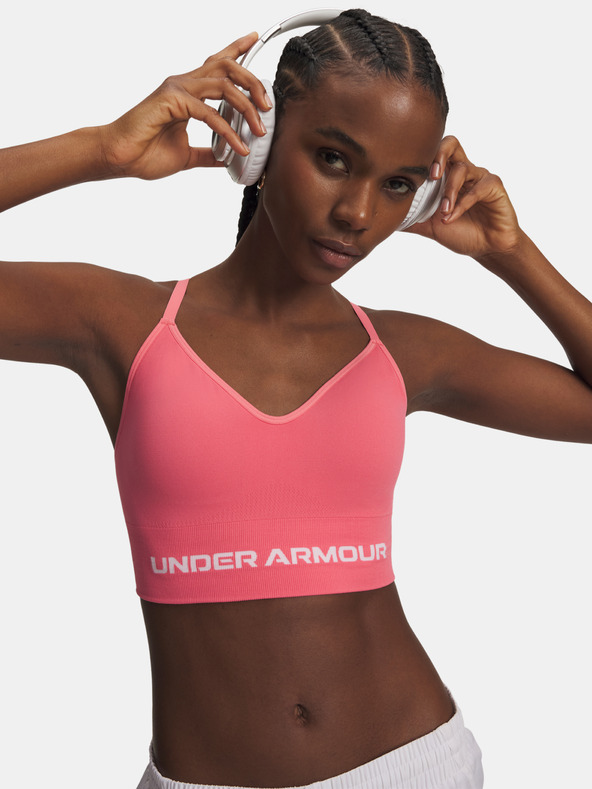 Under Armour Dámska podprsenka Under Armour Vanish Seamless Low Bra-PNK