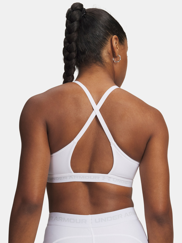 Under Armour Dámska podprsenka Under Armour UA Crossback Low Bra-WHT