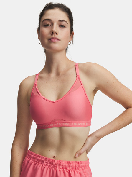 Under Armour Dámska podprsenka Under Armour UA Crossback Low Bra-PNK