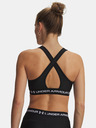 Under Armour Dámska podprsenka Under Armour Crossback Mid Bra-BLK