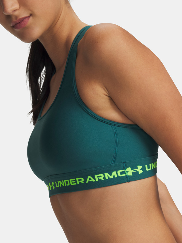 Under Armour Dámska podprsenka Under Armour Crossback Mid Bra-GRN