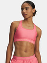 Under Armour Dámska podprsenka Under Armour Crossback Mid Bra-PNK