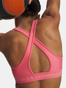 Under Armour Dámska podprsenka Under Armour Crossback Mid Bra-PNK